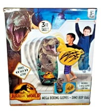 Jurassic World Dominion T-Rex Mega Dino Bop Bag & Gloves Inflatable New Sealed