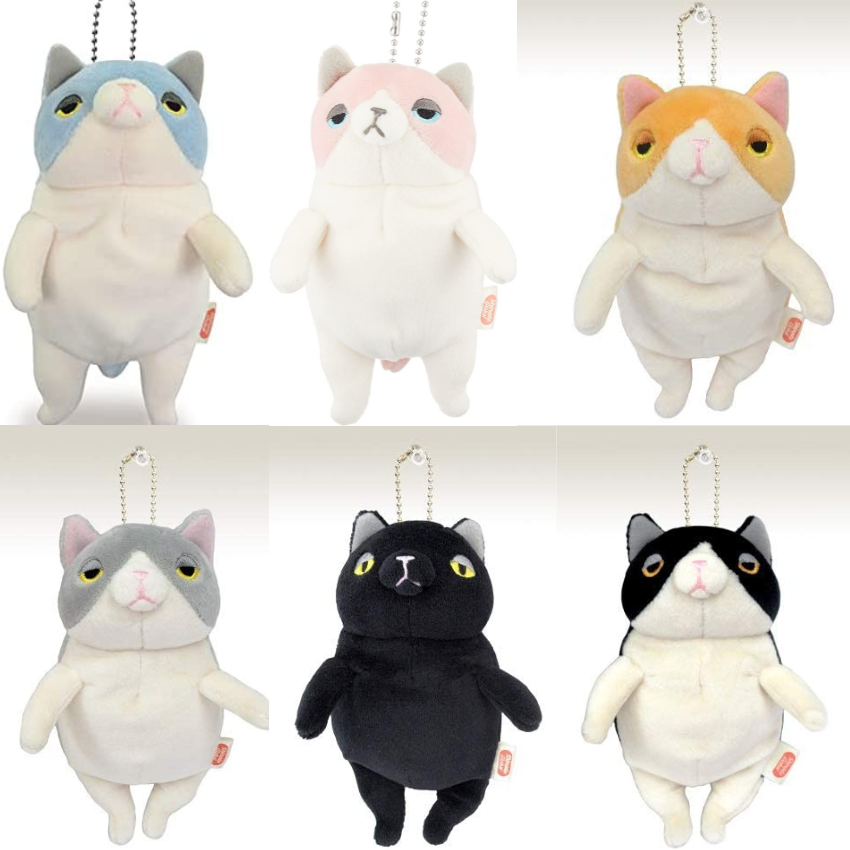 Shinada Global Mochi-neko Plush Doll mini Hachiware / orange Shinada Global Mochi-neko Plush Doll mini Hachiware / orange