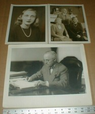 Harry S Truman Bess Margaret Family Picture 3 vtg Original photograph photo Lot