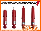 KONI ADJUSTABLE FRONT REAR SHOCKS ABSORBERS FOR NISSAN NAVARA D22