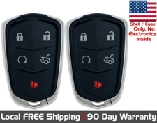 2x New Replacement Key Fob SHELL / CASE for Select Cadillac Vehicles