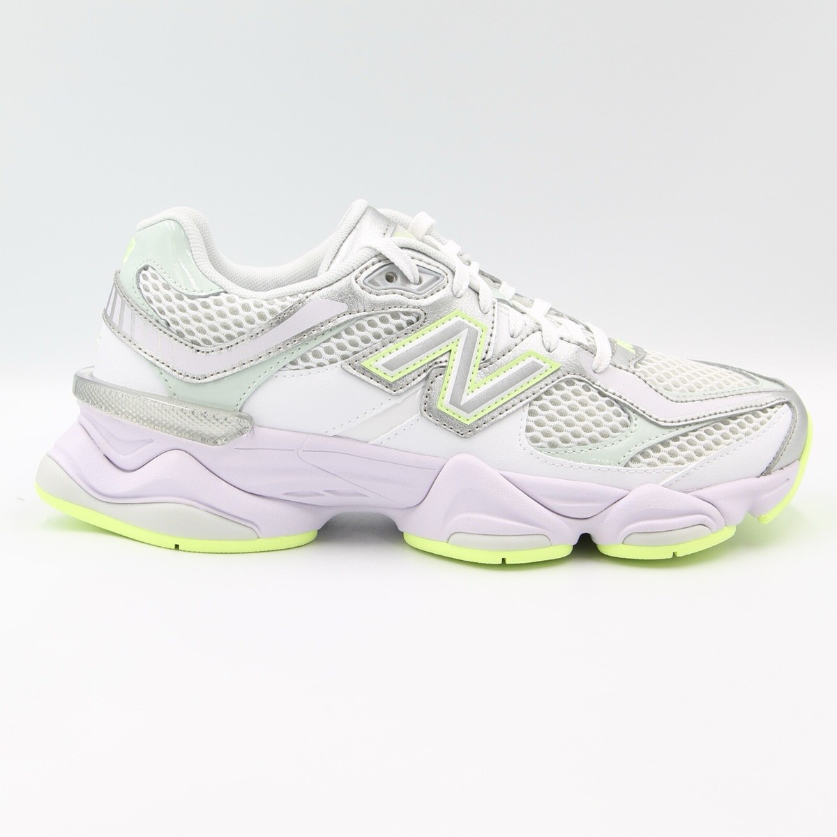 New Balance 9060 Unisex Sneakers Cushioned Shoes White Silver 