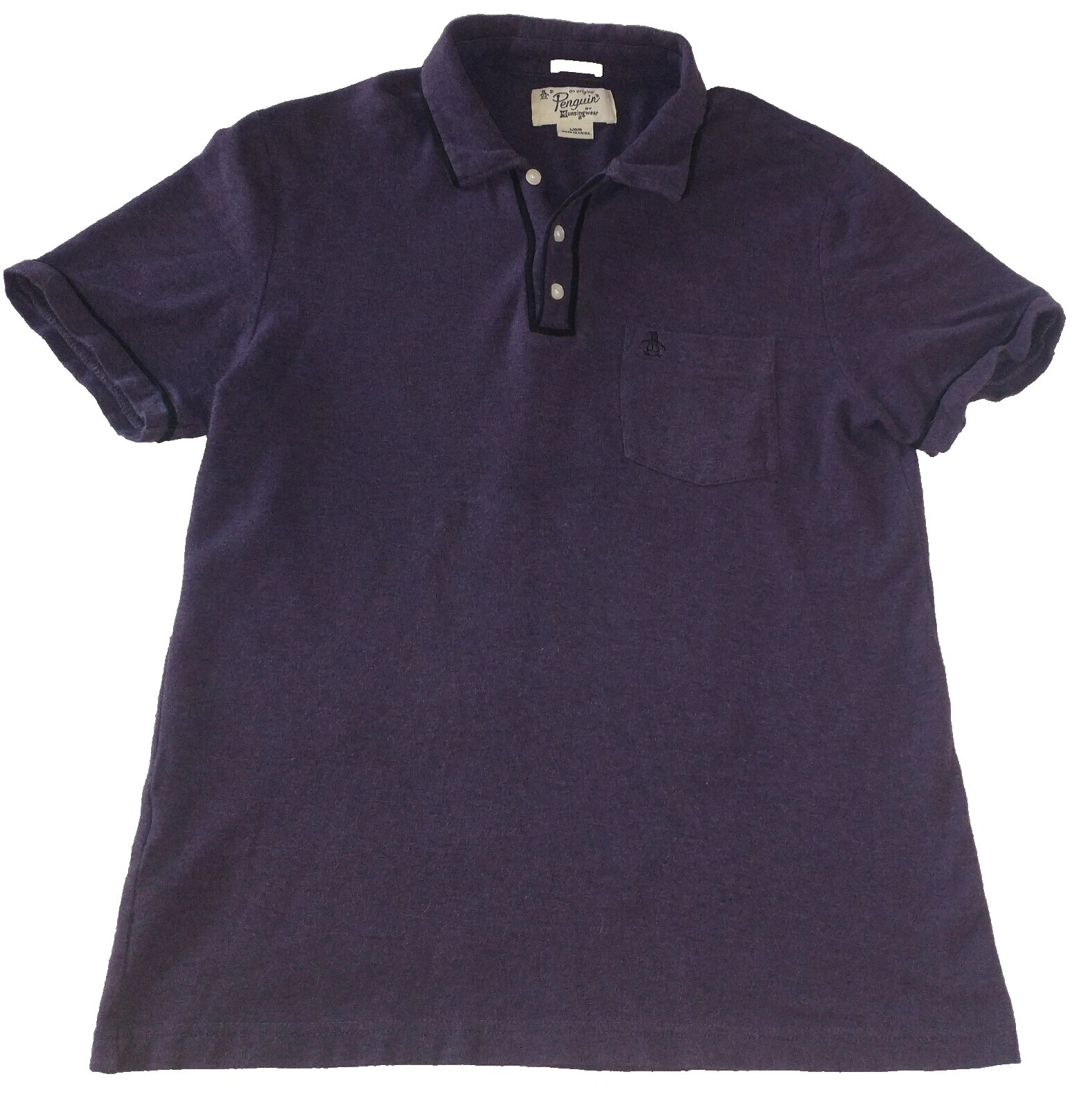 Penguin Cotton Activewear Tops for Men