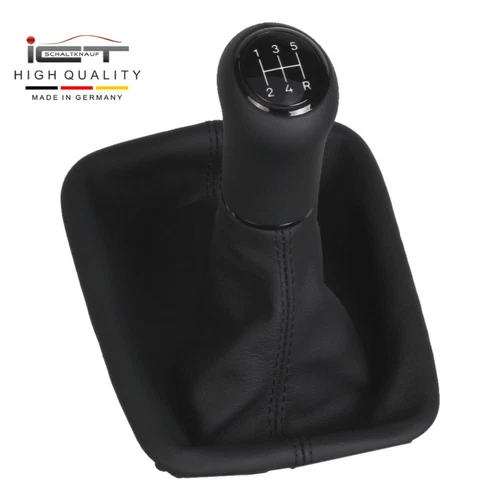 ICT gear shift knob gaiter boot for Porsche 944 968 924S leather stitch black 65