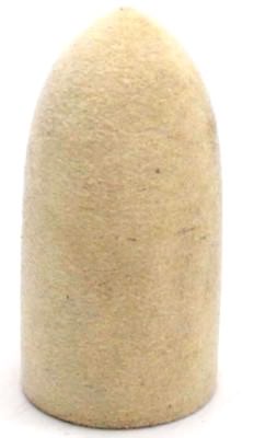 FILZKEGEL 1'' x 1-7/8'' konisches Ende 25 mm x 48 mm REHBOCK Polierfinish Bob