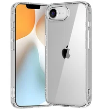 For iPhone 16e Case Heavy Duty Rugged Shockproof Bumper Clear Protective Cover