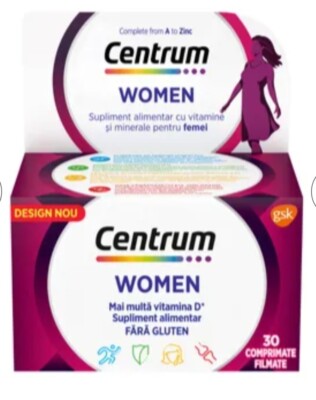 Centrum for women from A to Zinc, 30 tablets, Haleon