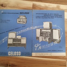 GELOSO radio   - ADVERT PUBBLICITA' D'EPOCA ADVERTIS ADV-SEL