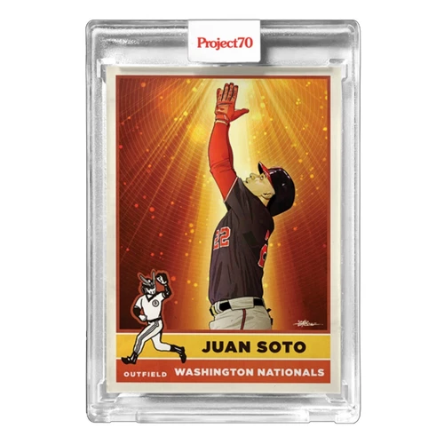 2021 Topps: Project 70 Card #526 - Juan Soto 1976 by Quiccs - Brand New