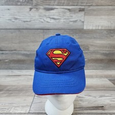 Superman DC Cartoon Superhero Comics Retro Hat Cap Youth Small Fitted Stretch