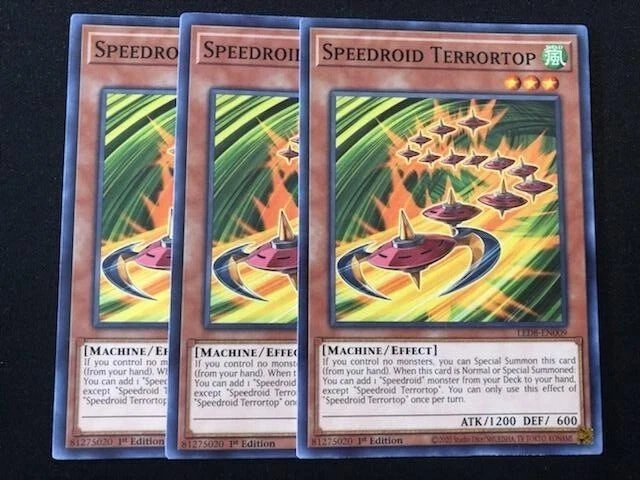 YUGIOH SPEEDROID DECK- TERRORTOP- TAKETOMBORG- RED-EYED- SYNCHRO NEAR MINT - Image 2 of 4