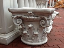 Kapitell im korinthischen Stil, für Säulen 30cm, Steinguss, H.41 cm, Betonsäule,