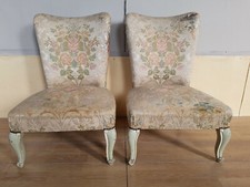 COPPIA POLTRONCINE STILE VENEZIANO INTEGRE E ORIGINALI DI EPOCA 900' BUONO STATO