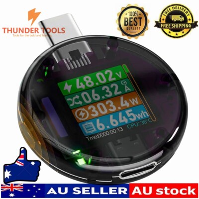 Thunder Tools 48V High Voltage Measurement PD Tester with G-Sensor Rotary