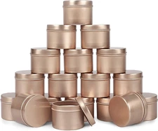 Candle Tin 18 Pcs, 4Oz Candle Containers, Candle Jars for DIY Candle Making, Lig