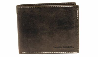 Bruno Banani Phoenix Portafoglio In Pelle Marrone: 12x9,5x2 Cm, Con 3 Scomparti, Porta Carte, Monete E Banconote - Design Classico - 3