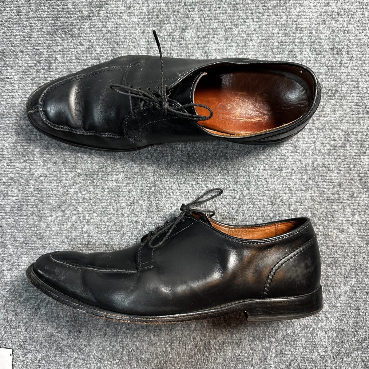 Allen Edmonds Dress Shoes Mens 11.5 D Black Leather Lace Up  display picture 2
