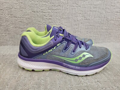 Saucony Everun Guide ISO Womens Size US 10 Purple Green Athletic Running  Shoes