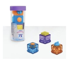 Sensory FX Oddly Satisfying ASMR Dice Fidget Toy, Includes 3 Dice