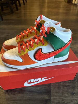 Nike Dunk High Retro University 7-Eleven 7-11 Chenille (DR8805-100