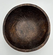 Antique Hand Carved Indian Wooden Bowl.