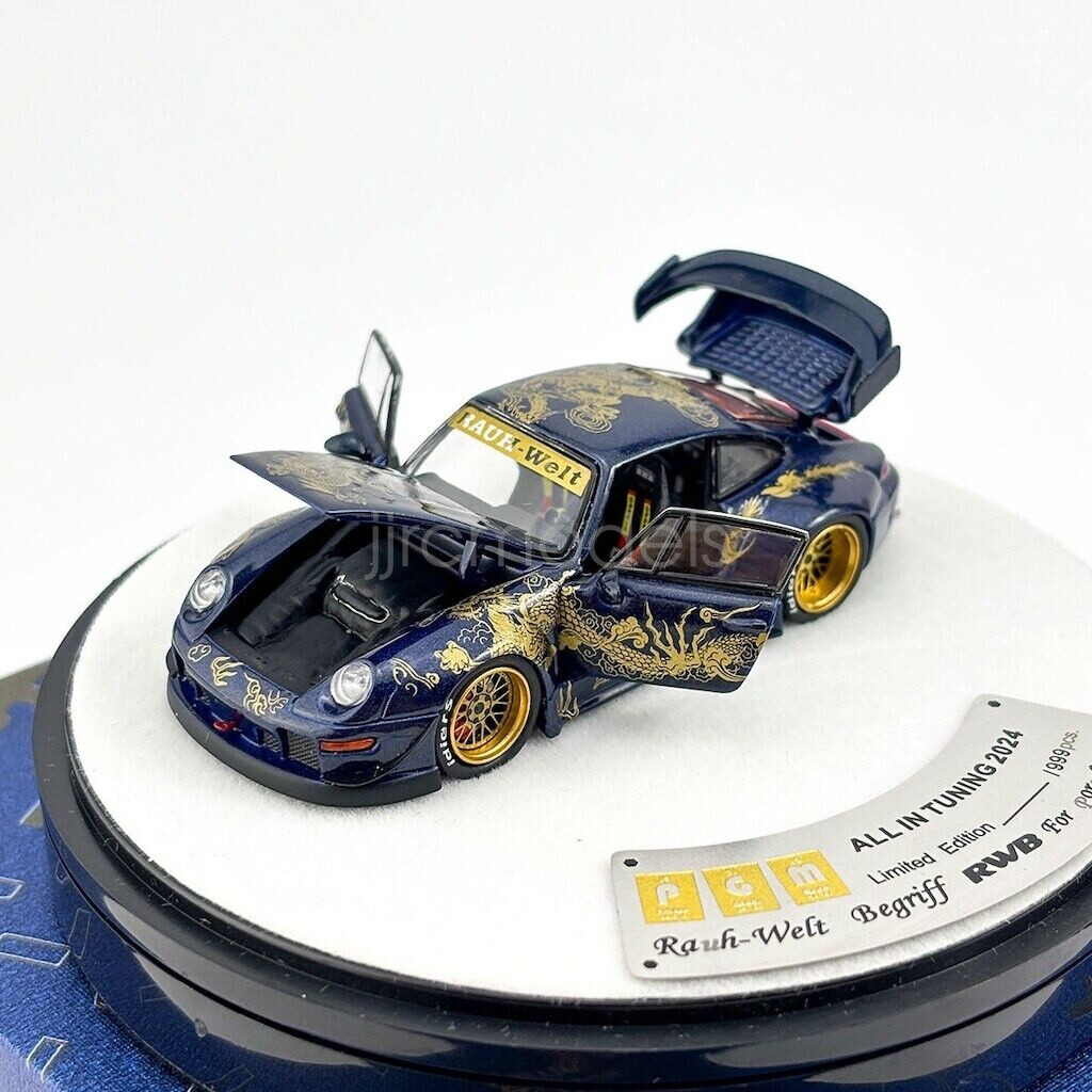 ミニカー PGM 1:64 RWB super nine PGM x Peako Model 1:64 Die-Cast Model Car RWB 993 SuperNine