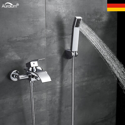 Badewannenarmatur Duschset Wasserhahn Wannenarmatur mit Handbrause Bad Armatur