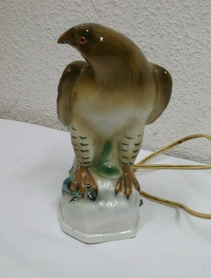 Lámpara Aerozon Absorbedor de Humo Años 50 60 Porcelana Halcón De Colección Foto 3 de 4