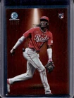 2024 Bowman Elly De La Cruz Spotlights Chrome RC Orange Refractor #/25 Reds