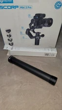 FeiyuTech SCORP Mini 3 Pro [Kit] Camera Gimbal – [Bag+Fill Light+Extension Pole]