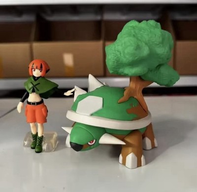 Bandai Shokugan Pokemon Scale World Sinnoh Region Gardenia & Torterra