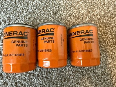 Lot of 3, Generac Genuine OEM 070185ES Oil Filter NEW