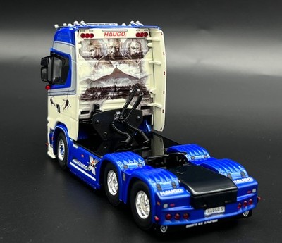 Scania S Highline 6x4 Tieflader mit Rampen '' Haugo '' WSI LKW Modelle 1:50
