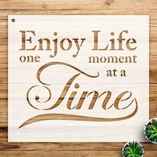 Inspirational Home Decor Design Wall Art Reusable Stencil - StencilAir