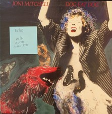 Joni Mitchell Dog Eat Dog Vinyl Record LP EX/VG GEF26455 1985