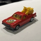 Lesney 1977 MATCHBOX Superfast - Red Holden Pick-Up No. 60 With 2 Bikes