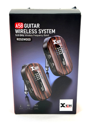 Xvive Audio U2 Digital Wireless Guitar System - Rosewood - 5.8GHZ