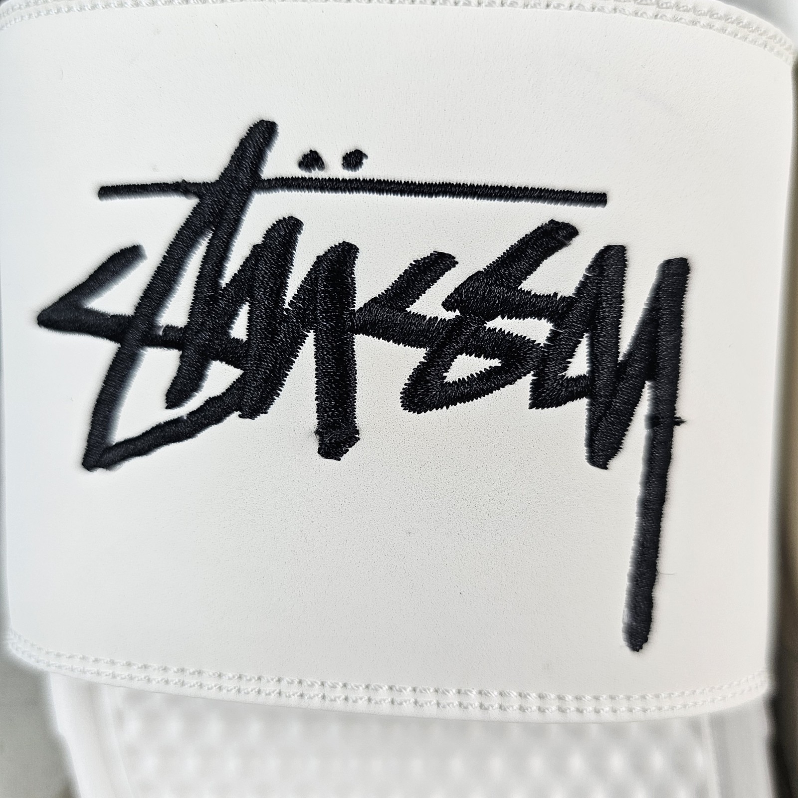 ✅ NWT Stussy × Nike Benassi Collab Men's Size 13 Slide Sandal Sail DC5239-100 ✅ thumbnail 5