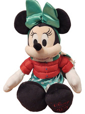 Disney Store Minnie Mouse Holiday Plush Toy Doll 17" 2021 Christmas