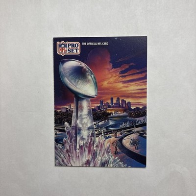 1991 Pro Set #1 Super Bowl XXVI Theme Art
