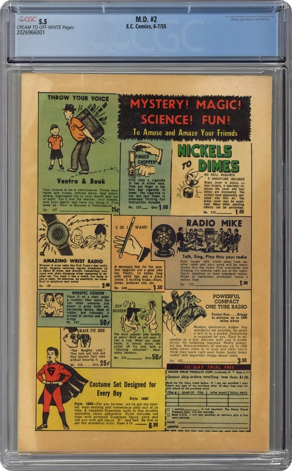 MD #2 CGC 5.5 1955 2026966001 - Image 2 of 2