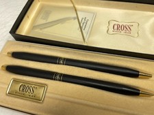 Vintage CROSS Ballpoint Pen / Pencil Set in b...