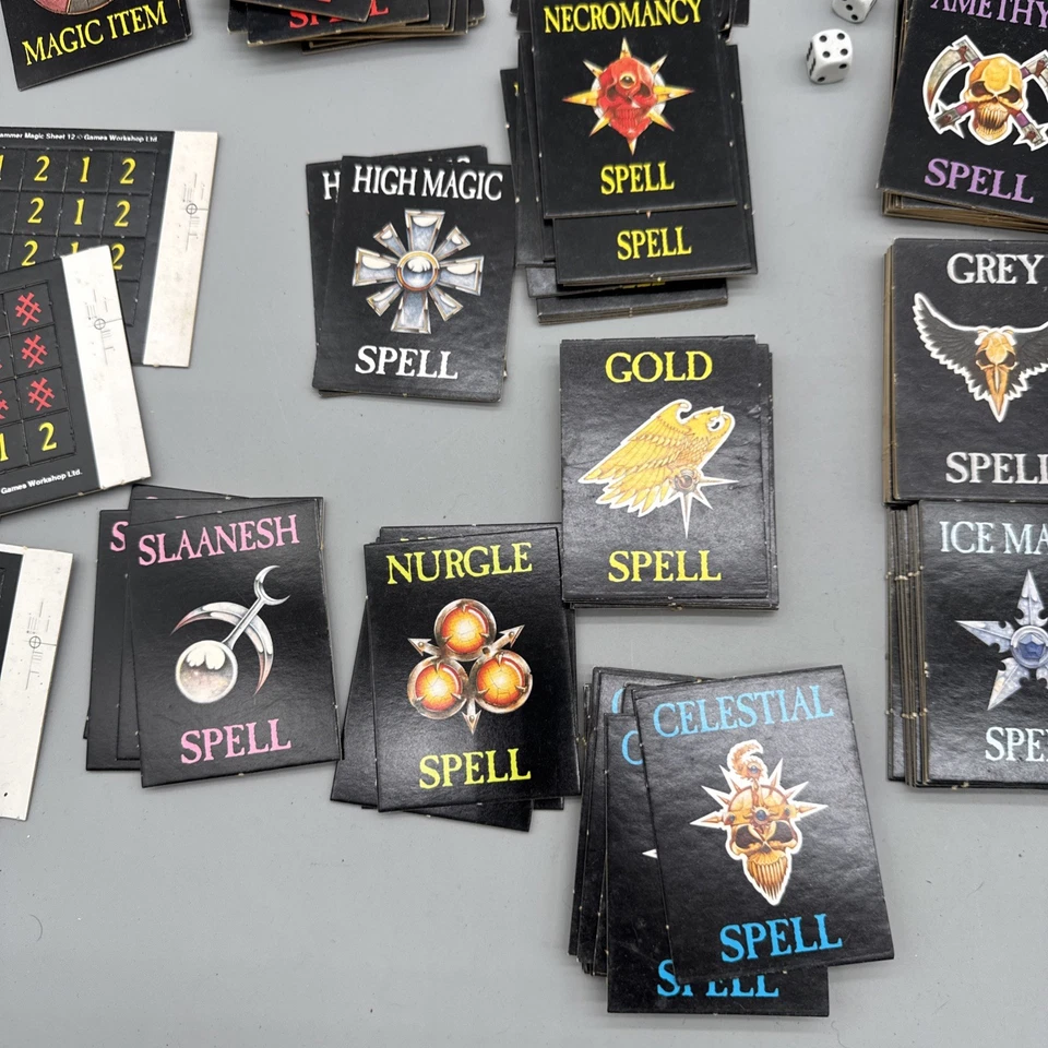 WARHAMMER BATTLE MAGIC SET SUPLEMENTO FANTASÍA BATALLA JUEGOS TALLER Incompleto Foto 3 de 4