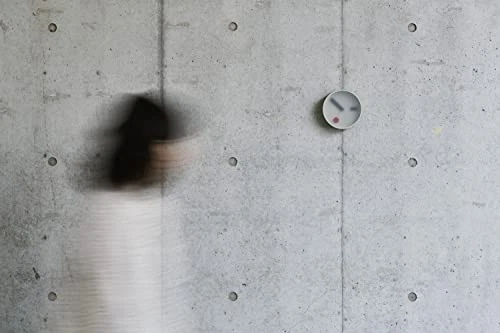 Lemnos Wall Clock Kehai Concrete Aluminum Gray KM22-01 GY 130 x Depth 55mm NEW - Image 4 of 4