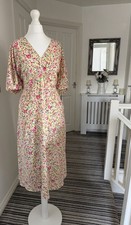 BNWT beautiful Hobbs petite Santana floral tea summer midi dress RRP £149