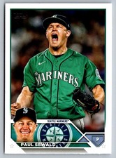 Paul Sewald 2023 Topps Baseball Series 1 #207 Seattle Mariners