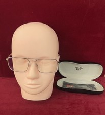 New Classic RAY-BAN Rx-able Eyeglasses RB 6434 2501 55-18 145 Silver Metal Frame