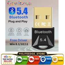 USB Bluetooth 5.0 Wireless Stereo Audio Music Adapter Dongle Receiver For TV PC
