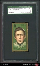 1911 T205 Joe Tinker Cubs HOF SGC 3 - VG