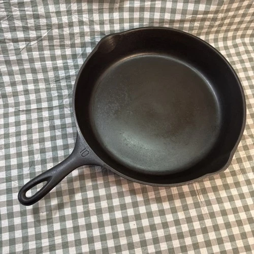 Vintage Wagner Ware Sidney O 1060A #10 Cast Iron Skillet Frying Pan 11.75"